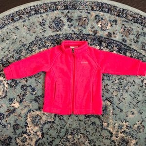 Hot pink Columbia Fleece baby size 12-18months